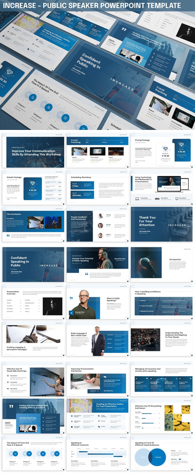 现代风格的信息技术演讲稿PPT模版下载 (PPTX,PPT)