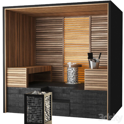 桑拿房3D模型（FBX,MAX）