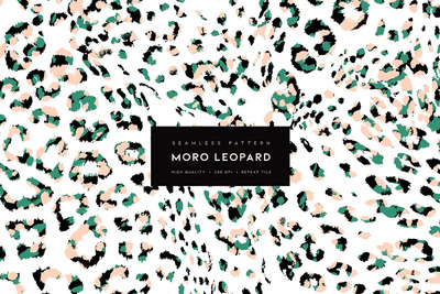 莫罗豹动物图案背景 (JPG)