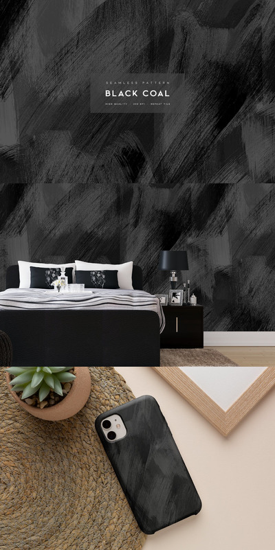 黑煤抽象肌理背景 (JPG)