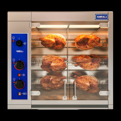 烤箱中的烤鸡3D模型（OBJ,MAX）