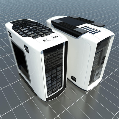 海盗船Corsair 600T Graphite机箱3D模型（OBJ,FBX,MAX）