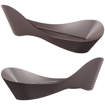 Magis Folly金属艺术户外长椅3D模型（OBJ,FBX,MAX）