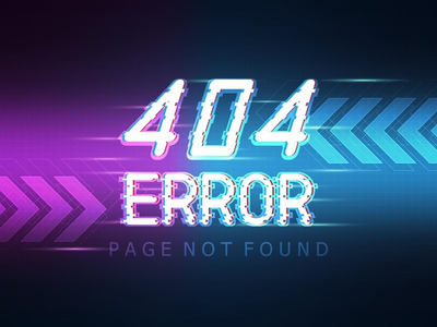 404错误消息页面未找到技术背景图素材[eps]