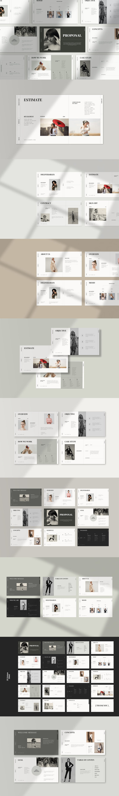 项目介绍提案演示PPT模版 (PPTX)