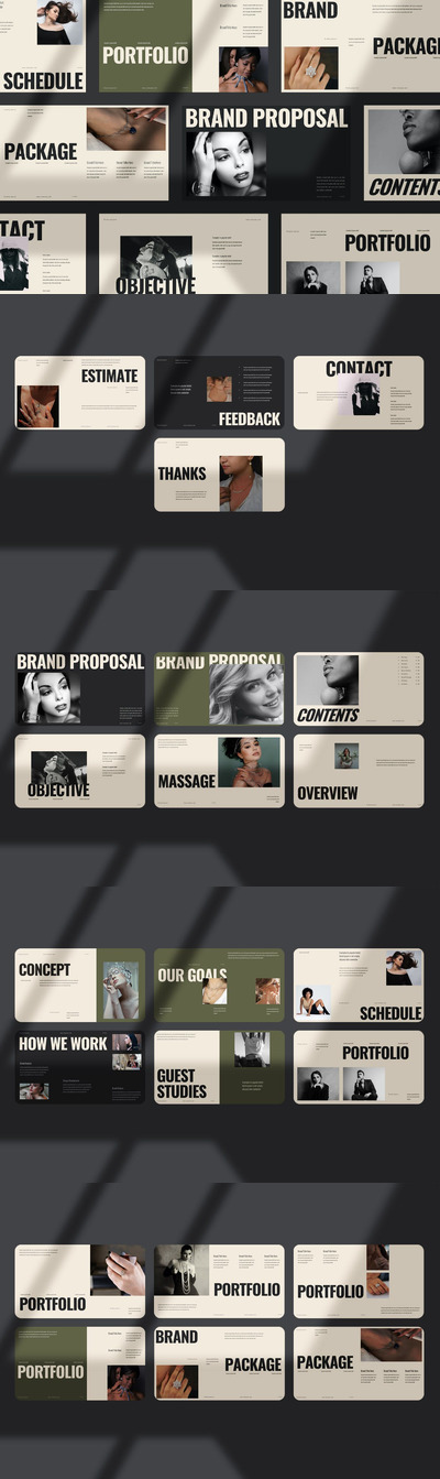 品牌提案展示PPT模版 (PPTX)