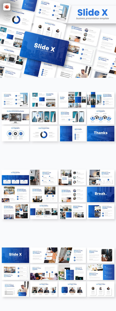 财务信息展示PPT模版 (PPTX)