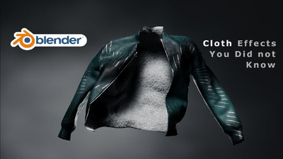 免费的Blender时尚的皮夹克3D模型（Blend,fbx，不包含变形效果和材质）