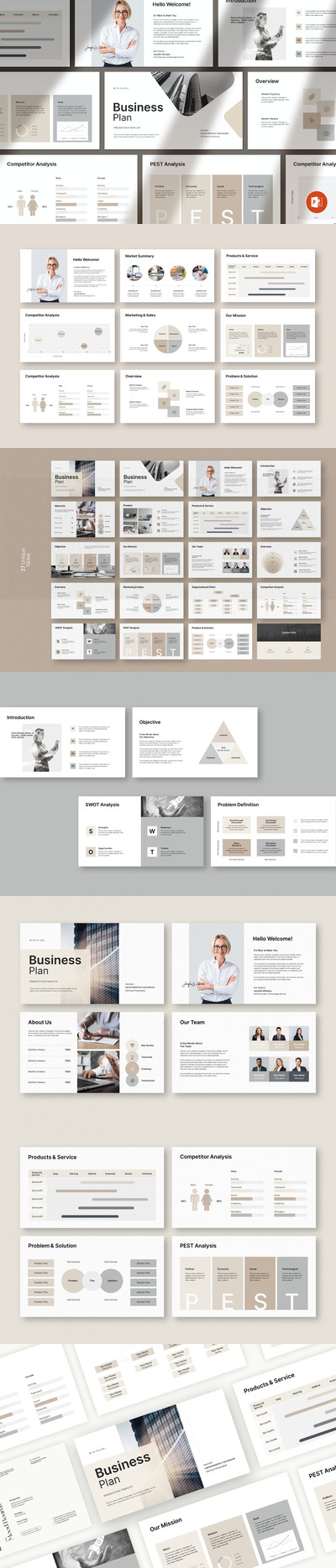 商业计划演示PPT模版 (PPTX)