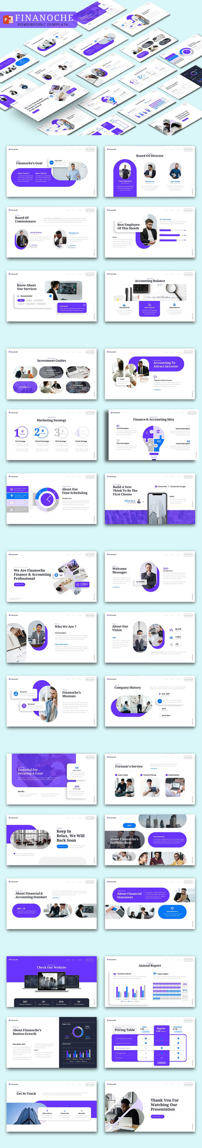 财务和会计相关PPT模版 (PPT)