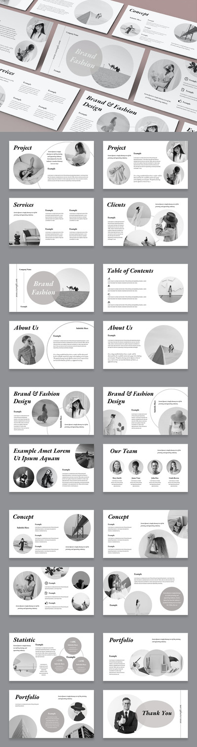 时尚品牌介绍 (PPTX)