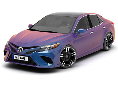 2018丰田凯美瑞Toyota Camry汽车3D模型（OBJ,FBX,MAX）