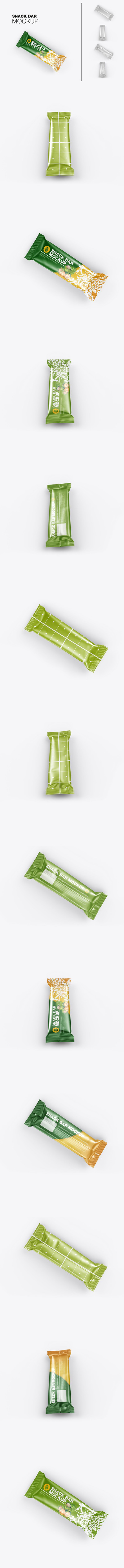 套装塑料小吃吧实物产品样机下载 (PSD)