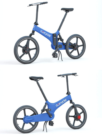 Gocycle电动折叠车3D模型（OBJ,MAX）