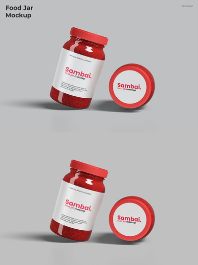 食品罐实物模型样机 (PSD,PDF)