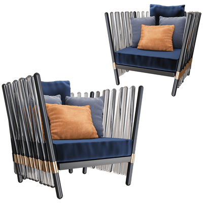 Myface Houdini扶手椅3D模型（OBJ,FBX,MAX）