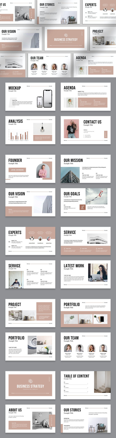 商业战略方案ppt模板 (PPT)