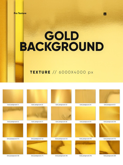 🔴20个高品质的金色背景底纹纹理大集合