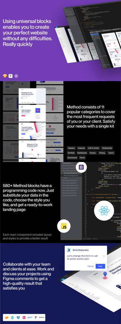 网页线框套件5.0模版下载 (FIG,SKETCH)