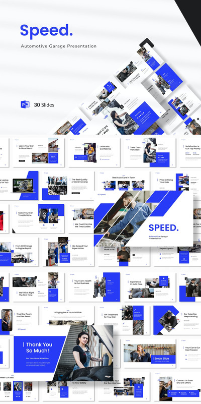 汽车维修服务ppt模板 (PPT,PPTX)