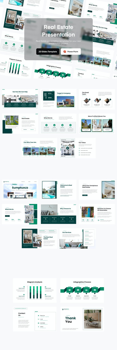 房地产项目演示ppt模板 (PPT)