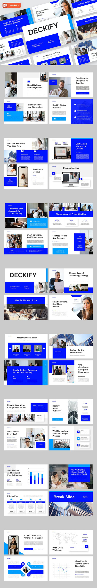 品牌塑造与市场定位ppt模板 (PPTX)