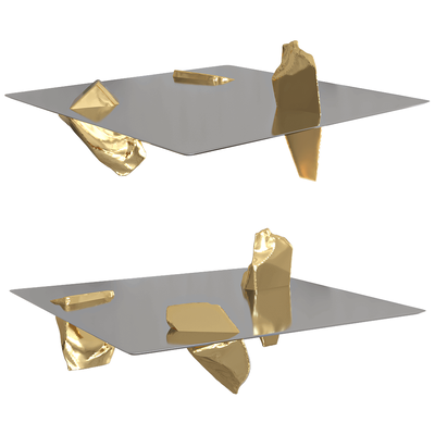 Driade Sereno玻璃艺术咖啡桌 茶几3D模型（OBJ,FBX,MAX）