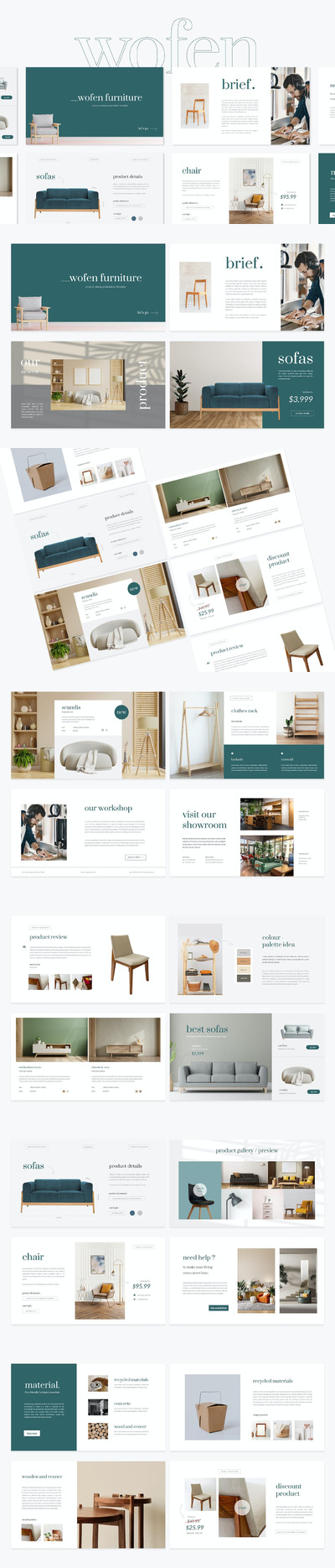 家具产品推广ppt模板 (PPTX,PPT)