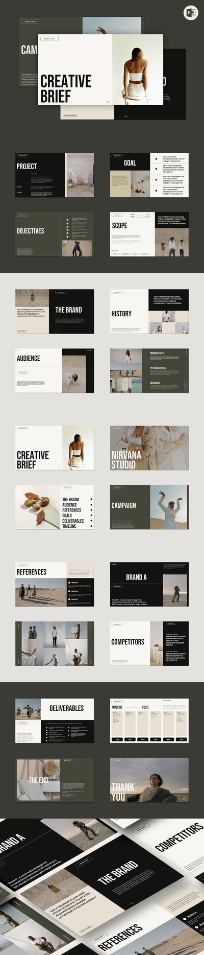 创新商业模式创意简报ppt模板 (PPT)