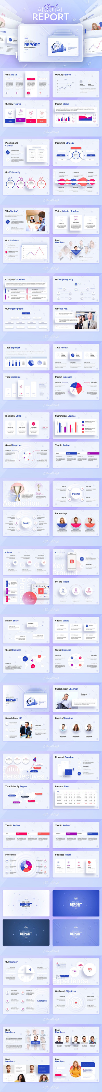 云企业年度报告ppt模板 (PPTX)