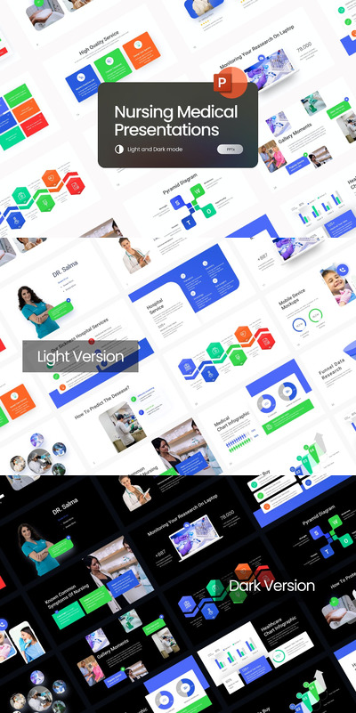 护理医学 PPT模版 (PPTX)