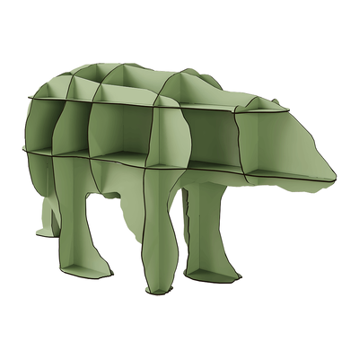 ibride June小熊书架3D模型（OBJ,FBX,MAX）