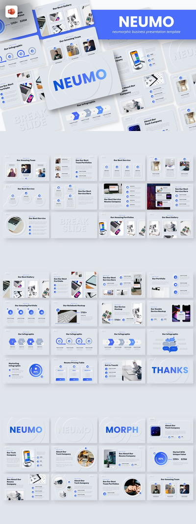 极简主义商业计划书PPT模版 (PPT,PPTX)