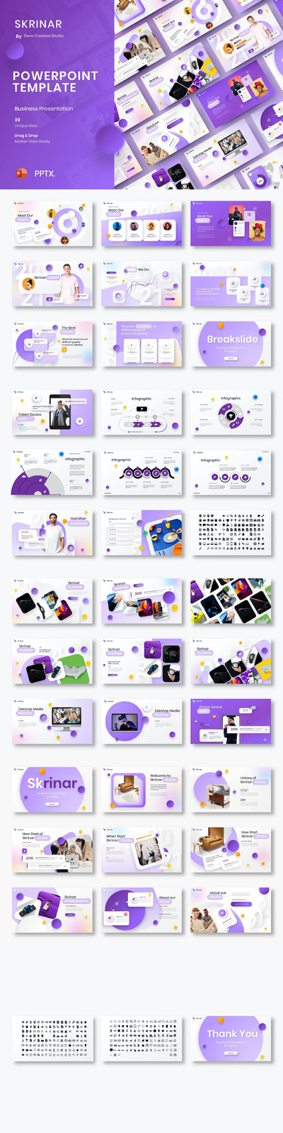 创意工作室常用提案PPT模版 (PPTX)