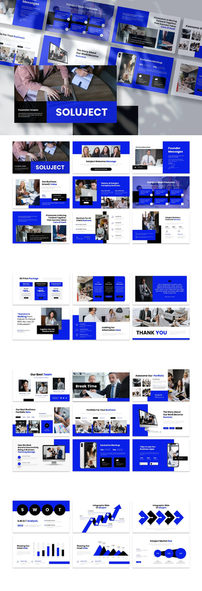 商业业务解决方案提案PPT模版 (PPT,PPTX)