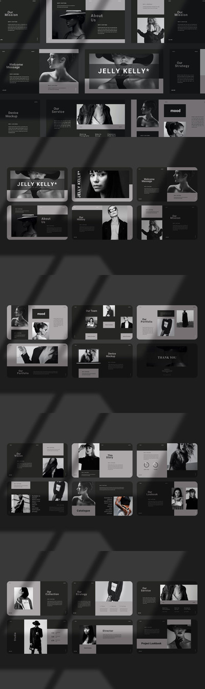 摄影艺术PPT模版 (PPTX)