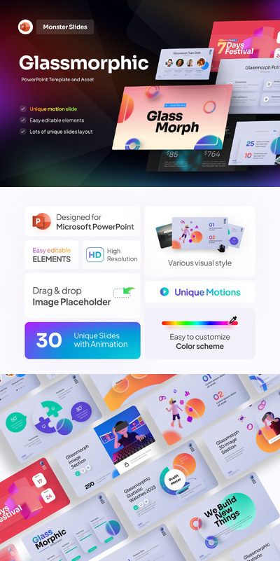 创意项目&服务介绍PPT模版 (PPTX)