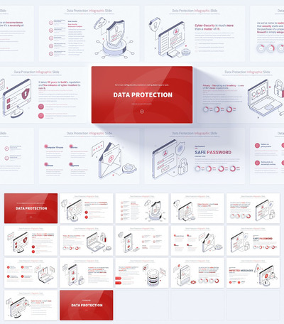 数据展示信息图表 PPT模版 (PPTX,PDF)