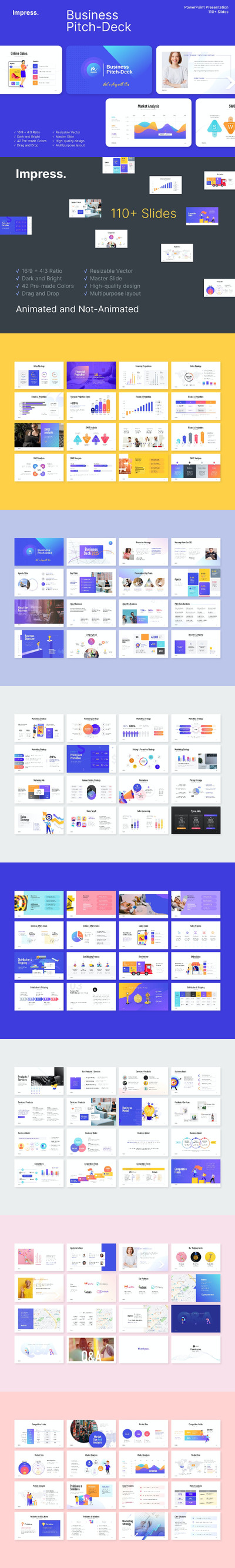 商业竞争分析与市场定位ppt模板 (PPTX)