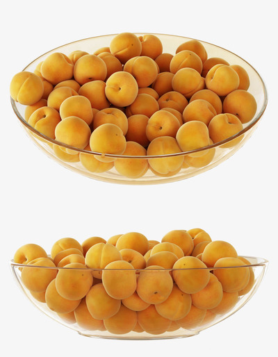 玻璃碗中的杏子3D模型（OBJ,FBX,MAX）