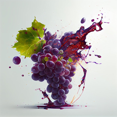 葡萄果汁飞溅高清背景图片素材[JPG]