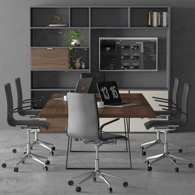 BoConcept会议桌椅 办公室家具3D模型（OBJ,MAX）