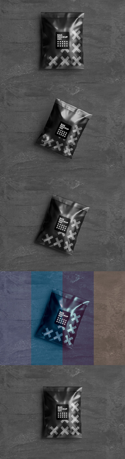 袋子实物包装设计样机 (PSD)