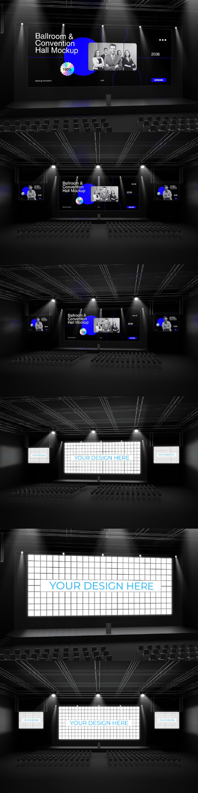 会议厅模型样机 (PSD)