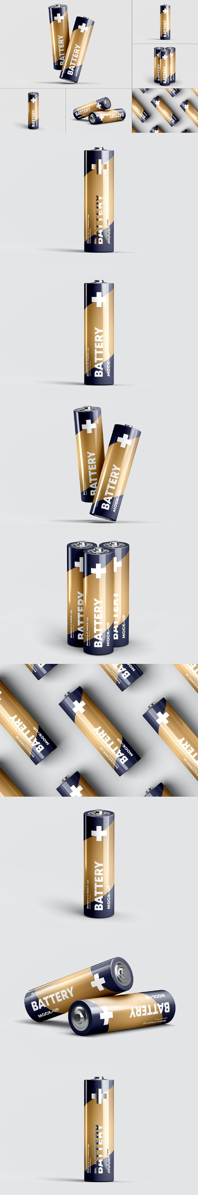 5号电池包装设计样机 (PSD,PDF)