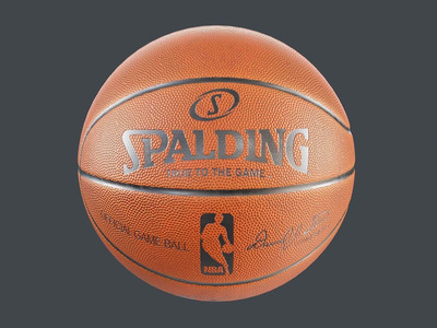NBA Spalding篮球3D模型（FBX,BLEND）