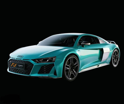 2022款奥迪Audi R8汽车3D模型（OBJ,FBX,MAX）