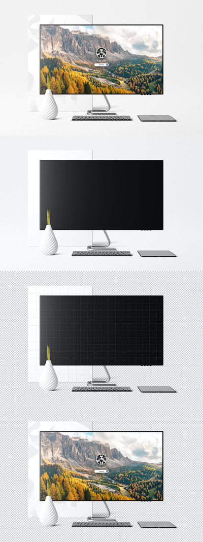计算机显示器实物模型样机 (PSD)