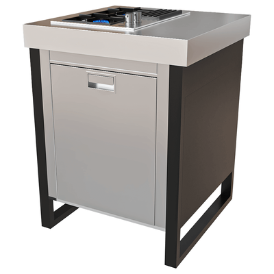 Fogher带燃气灶的户外冰箱3D模型（OBJ,FBX,MAX）