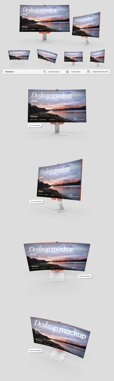台式电脑显示器样机 (PSD)